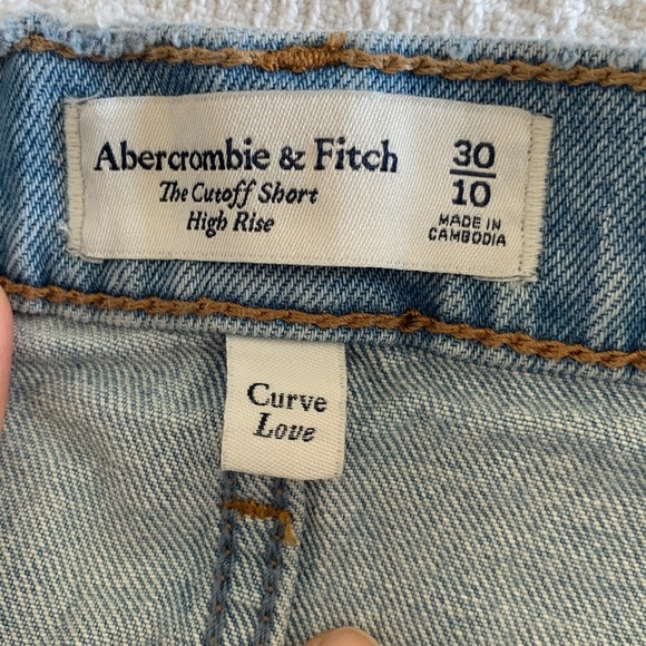 Abercrombie & Fitch the cutoff short high rise curve love size 30 (10) - Picture 3 of 13